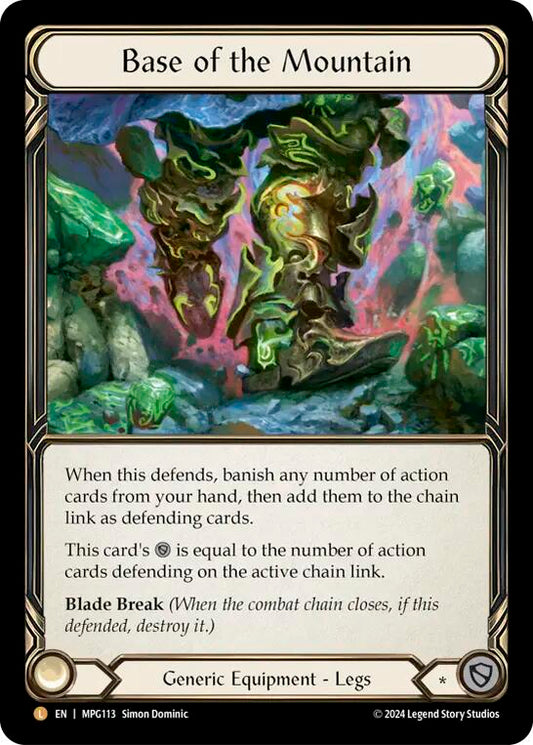 Base of the Mountain [MPG113] (Mastery Pack Guardian)  Rainbow Foil