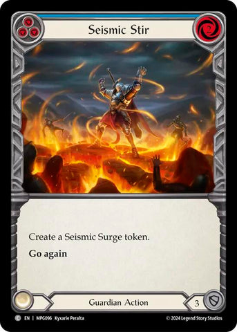 Seismic Stir (Blue) [MPG096] (Mastery Pack Guardian)