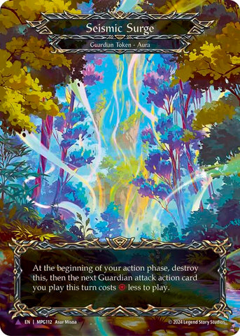 Seismic Surge (Forest) (Marvel) [MPG112] (Mastery Pack Guardian)  Cold Foil