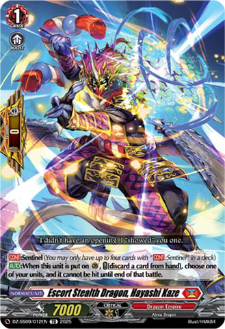 Escort Stealth Dragon, Hayashi Kaze (DZ-SS09/012EN) [Zero Tendo Start Deck]