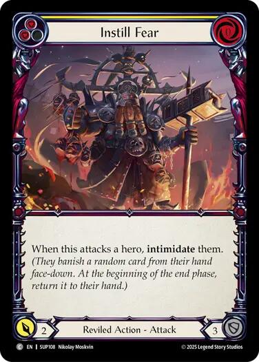 Instill Fear (Yellow) [SUP108] (Super Slam)