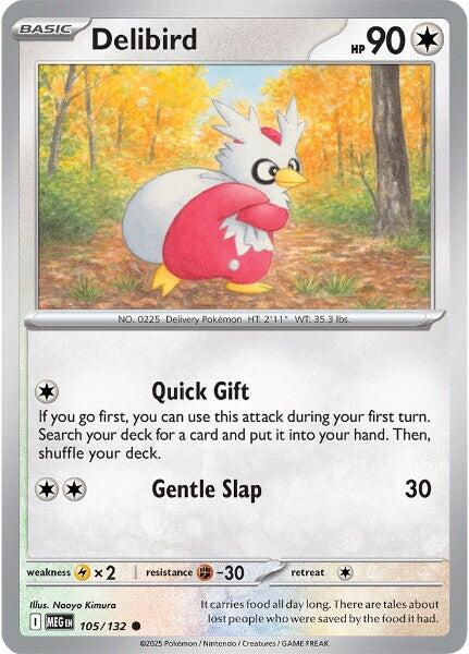 Delibird (105/132) [Mega Evolutions: Base Set]
