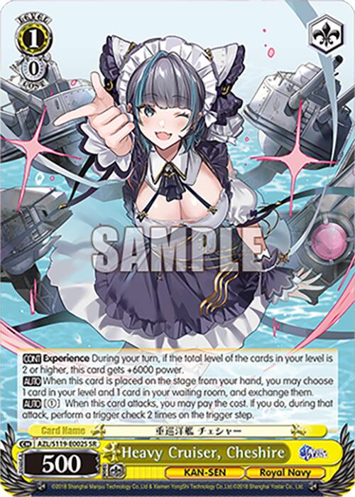 Heavy Cruiser, Cheshire (AZL/S119-E002S SR) [Azur Lane Vol. 2]