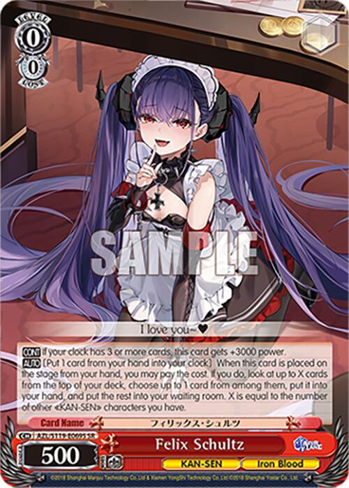 Felix Schultz (AZL/S119-E069S SR) [Azur Lane Vol. 2]
