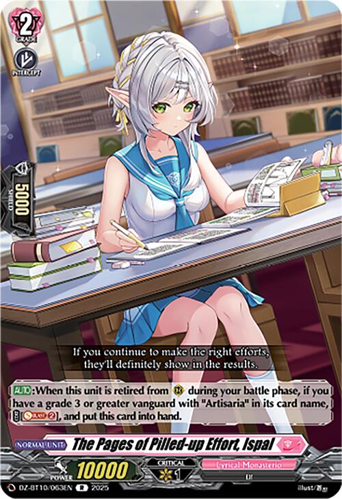The Pages of Pilled-up Effort, Ispal (DZ-BT10/063EN) [Dragonsoul Resonance]