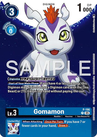 Gomamon [P] (Digimon Story: Time Stranger Promo Pack) [Promotional Cards]