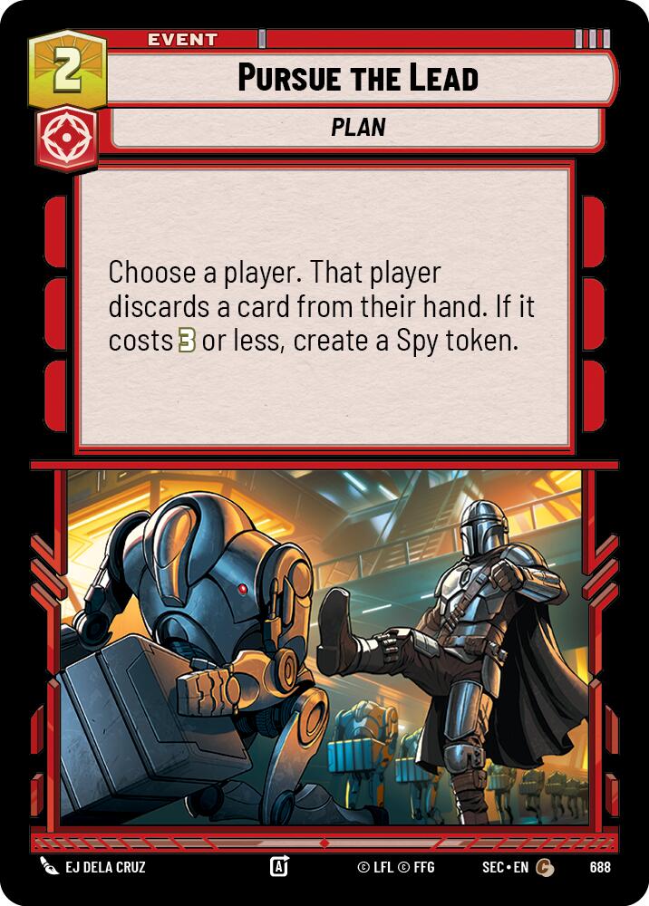 Pursue the Lead (688) (Foil) (688) [Secrets of Power]