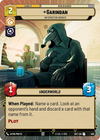Garindan - Information Broker (Hyperspace) (450) (450) [Secrets of Power]