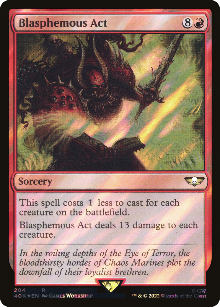Blasphemous Edict [Edge of Eternities Promo Pack]