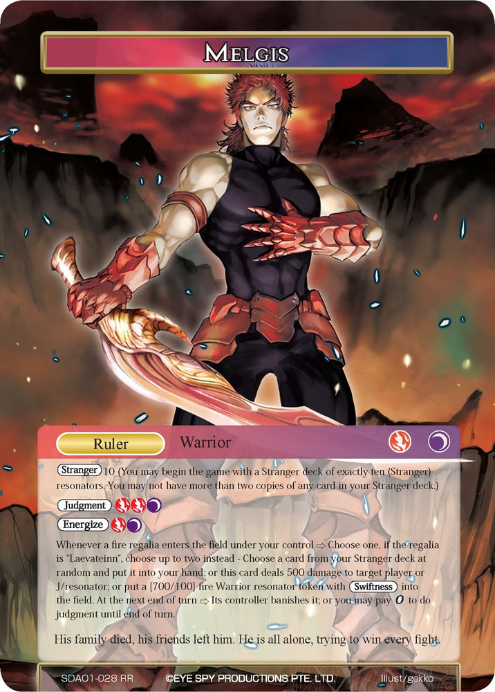 Melgis (SDAO1-028 JR) [Alice Origin Starter Deck]