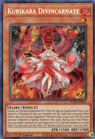 Kurikara Divincarnate [POTE-EN031] Secret Rare