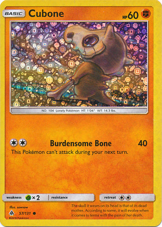 Cubone (57/131) (General Mills Promo) [Sun & Moon: Forbidden Light]