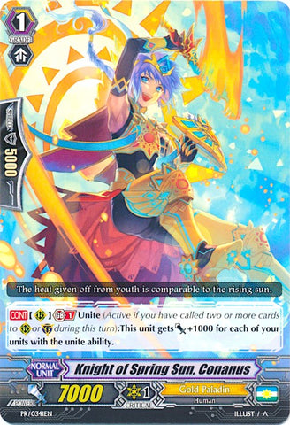 Knight ofring Sun, Conanus (PR/0341EN) [Promo Cards]