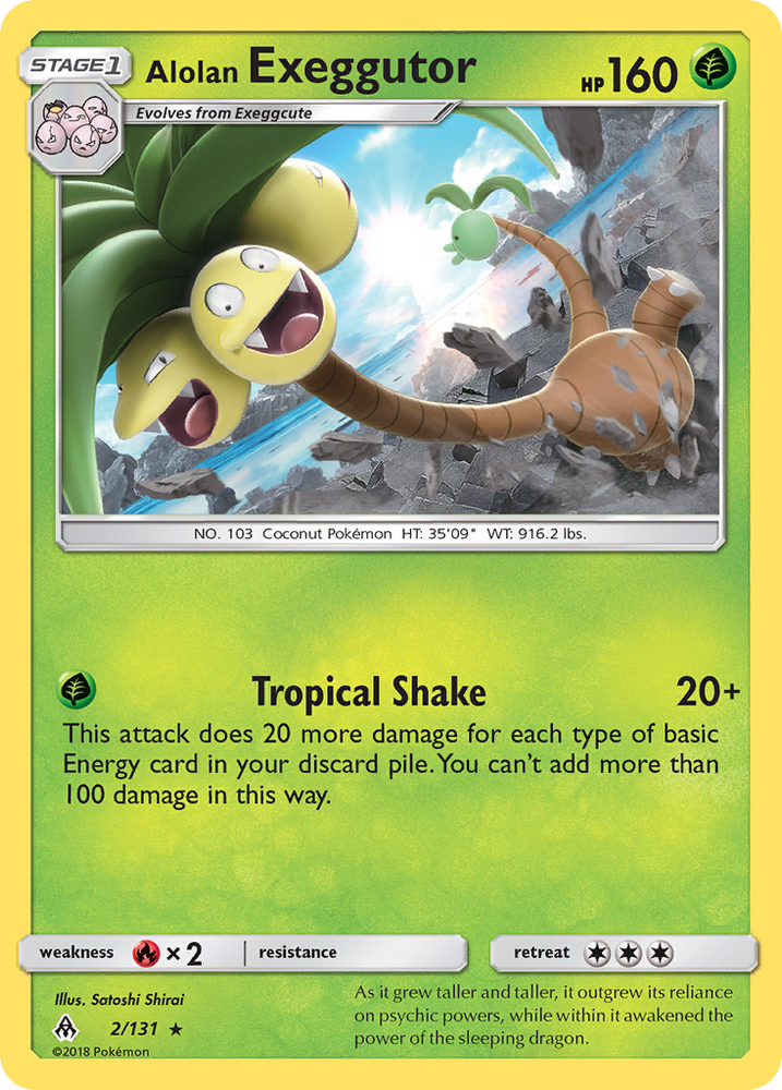 Alolan Exeggutor (2/131) [Sun & Moon: Forbidden Light]