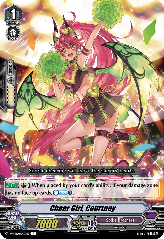 Cheer Girl, Courtney (V-BT10/042EN) [Phantom Dragon Aeon]