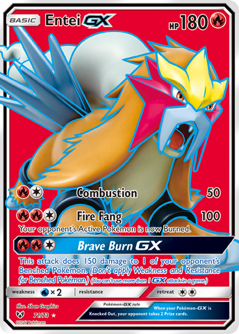 Entei GX (71/73) [Sun & Moon: Shining Legends]