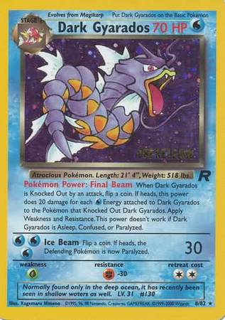 Dark Gyarados (8/82) (Prerelease Promo) [Team Rocket Unlimited]