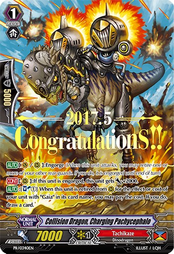 Collision Dragon, Charging Pachycephalo (Hot Stamped) (PR/0340EN) [Promo Cards]