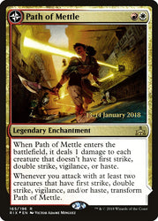 Path of Mettle // Metzali, Tower of Triumph [Rivals of Ixalan Prerelease Promos]