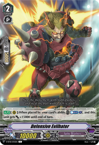 Defensive Evilhater (V-BT10/072EN) [Phantom Dragon Aeon]