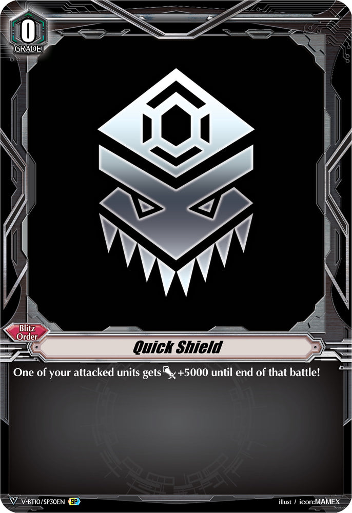 Quick Shield (Tachikaze) (V-BT10/SP30EN) [Phantom Dragon Aeon]