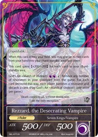 Rezzard, the Undead Lord // Rezzard, the Desecrating Vampire (SKL-077/J) [The Seven Kings of the Lands]