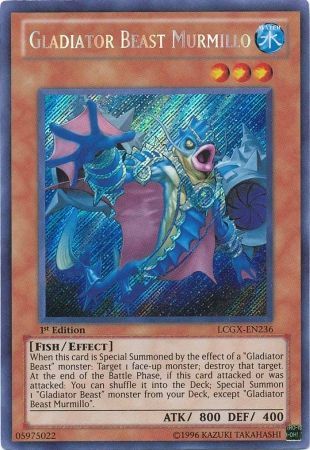 Gladiator Beast Murmillo [LCGX-EN236] Secret Rare