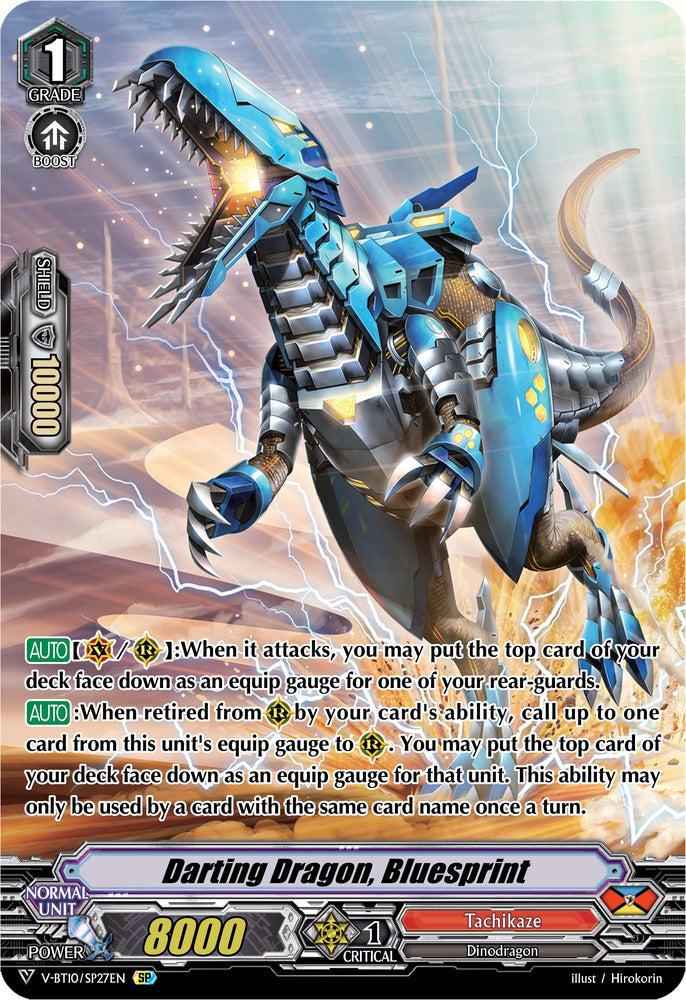 Darting Dragon, Bluesprint (V-BT10/SP27EN) [Phantom Dragon Aeon]