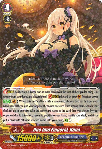 Duo Idol Emperal, Kuna (Black) (G-CB05/020EN B) [Prismatic Divas]