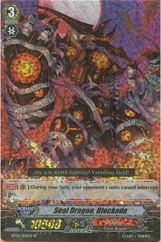 Seal Dragon, Blockade (BT02/S06EN) [Onslaught of Dragon Souls]