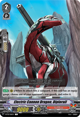 Electric Cannon Dragon, Diplorail (V-BT10/061EN) [Phantom Dragon Aeon]