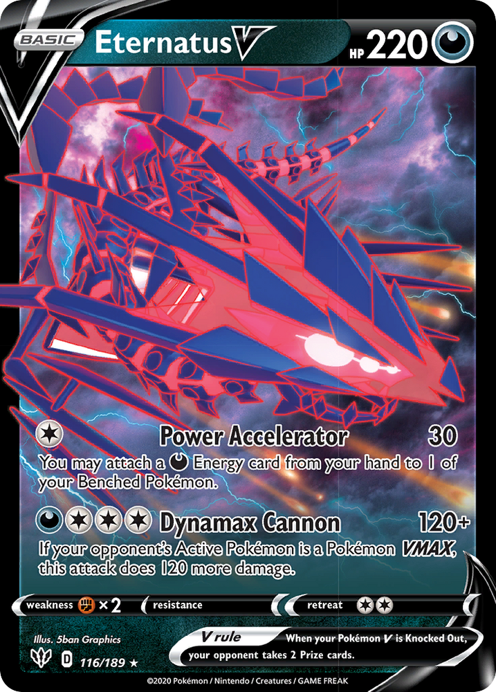 Eternatus V (116/189) [Sword & Shield: Darkness Ablaze]