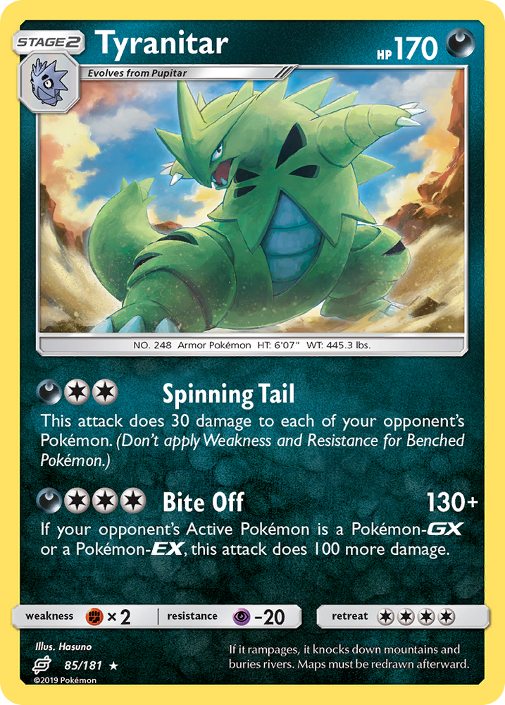 Tyranitar (85/181) [Sun & Moon: Team Up]