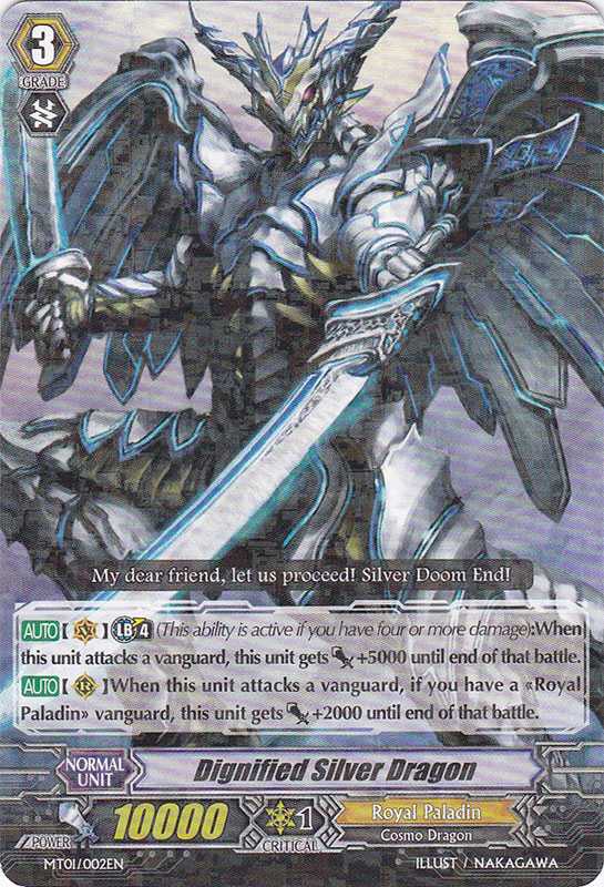 Dignified Silver Dragon (Foil) (MT01/002EN) [Mega Trial Deck 1: Rise to Royalty]