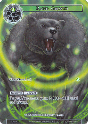 Rapid Growth (Full Art) (SDAO2-014) [Alice Origin II Starter Deck]