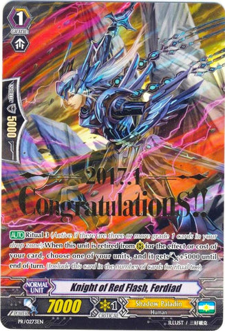 Knight of Red Flash, Ferdiad (Hot Stamped) (PR/0273EN) [Promo Cards]