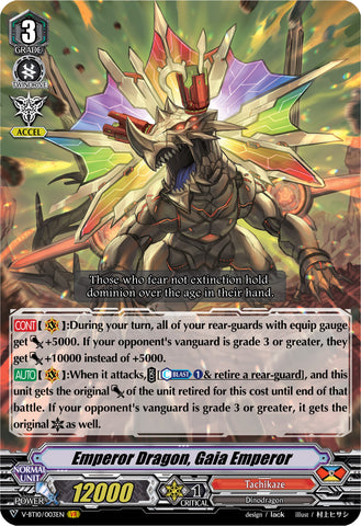 Emperor Dragon, Gaia Emperor (V-BT10/003EN) [Phantom Dragon Aeon]