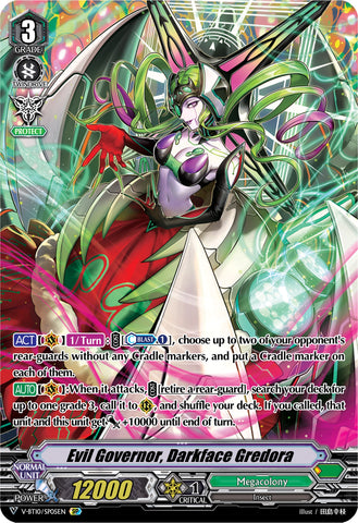 Evil Governor, Darkface Gredora (V-BT10/SP05EN) [Phantom Dragon Aeon]