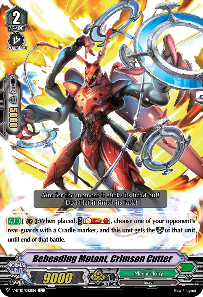 Beheading Mutant, Crimson Cutter (V-BT10/083EN) [Phantom Dragon Aeon]