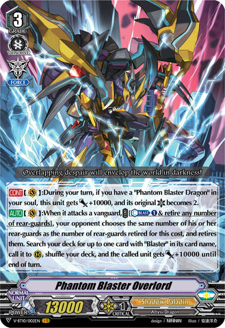 Phantom Blaster Overlord (V-BT10/002EN) [Phantom Dragon Aeon]